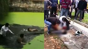 大陸,溺斃,池塘,隨地大小便,瑞典,溺水,湖南,長沙, 圖／翻攝自梨視頻　https://goo.gl/WQy7R5