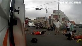 腦血管危險群,病發,車禍,高雄,翻攝畫面