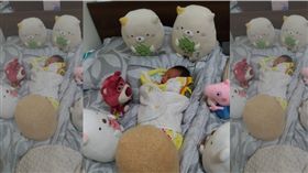 爸爸擺放娃娃陪兒子，結果變成奇怪儀式笑翻網友。（圖／翻攝爆廢公社）