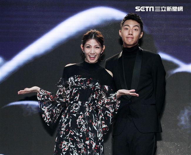 李千娜、蔡凡熙公佈第55屆金馬獎入圍名單。（記者邱榮吉/攝影）