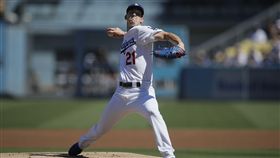 道奇先發投手布勒優質先發助道奇登上國聯西區王座。（圖／美聯社／達志影像）