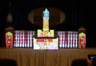 總統府國慶光雕展　5日起演出六天