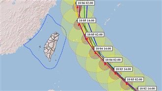 康芮強度達顛峰！若發警報可能在這天