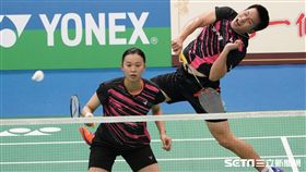 許雅晴（左）與李洋居大會第2種子。（圖／記者劉忠杰攝影）