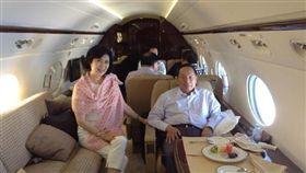 黃雙安 白嘉莉（翻攝自白嘉莉微博、文章微博）