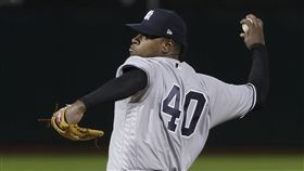 洋基「40號王牌」Luis Severino。（圖／美聯社／達志影像）