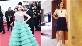 范冰冰,劉曉慶／翻攝自范冰冰、劉曉慶微博