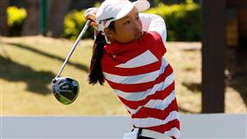 業餘小將吳佳晏首回合交出單日最低桿。（圖／TLPGA提供）