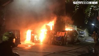 暗夜民宅竄火舌　全家受困釀1死5傷