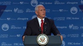 美國副總統彭斯（Mike Pence）（圖／翻攝自推特）