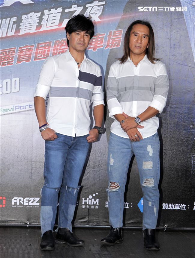 動力火車攻完南北巨蛋後，前進台中台灣首場在方程式賽車場開演唱會。（記者邱榮吉/攝影）