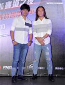 動力火車攻完南北巨蛋後，前進台中台灣首場在方程式賽車場開演唱會。（記者邱榮吉/攝影）