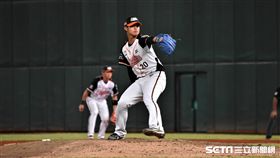 統一獅投手陳育軒。（圖／記者王怡翔攝影）