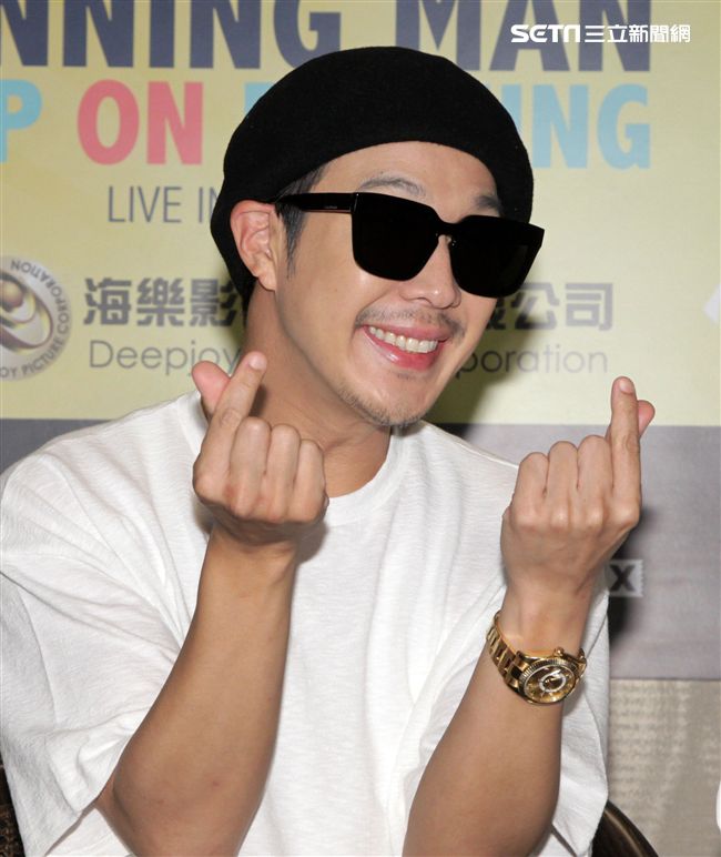 Running Man成員哈哈。（記者邱榮吉/攝影）