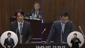 國民黨立委江啟臣總質詢賴清德,敗選是否下台?立法院直播
