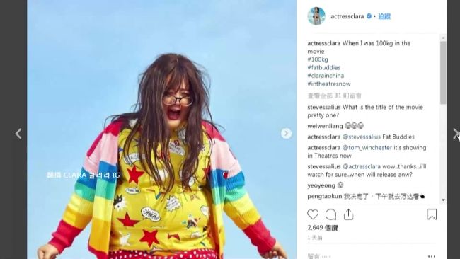 曾獲世界第二美　克拉拉肥至百公斤？