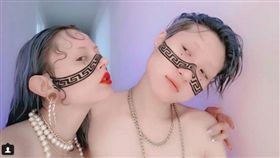 吳卓林跟女友/妻子Andi。(翻攝IG)