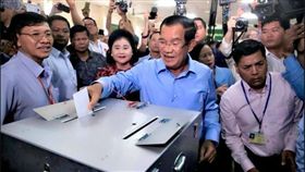 柬埔寨強人洪森。(圖/翻攝自洪森臉書)