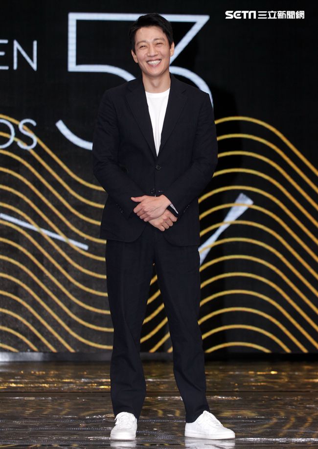 韓星金來沅來台擔任金鐘53頒獎人。（記者邱榮吉/攝影）