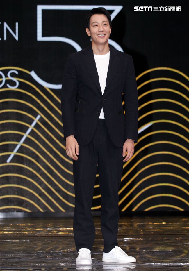韓星金來沅來台擔任金鐘53頒獎人。（記者邱榮吉/攝影）