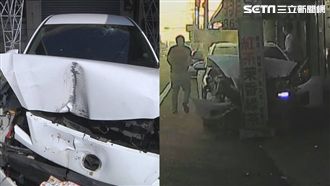 店門遭爛車擋住　真相曝光竟是肇逃！