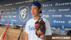 ▲富邦悍將捕手林志洋。（圖／記者蕭保祥攝影）