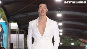 金鐘紅毯／錦榮秀「大肌肌」紅毯最深