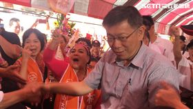 柯文哲出席林國成競選連任總部成立 盧冠妃攝