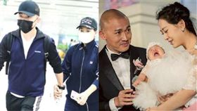 聶遠跟老婆秦子越/婚禮。(翻攝微博)