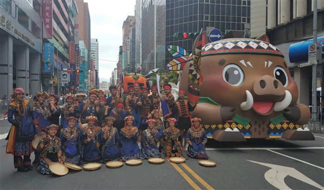 國慶花車曝光　原民會Ｑ版山豬超吸睛