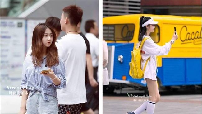 大陸妹子街拍照流出　台灣網友崩潰啦