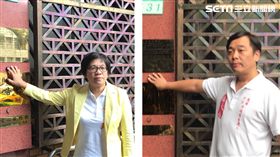 彰化縣長候選人黃文玲、台北市議員候選人伍大辰，北檢告吳祥輝。潘千詩攝影