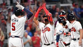 Ronald Acuna Jr.滿貫全壘打。（圖／路透社／達志影像）