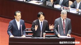 行政院長賴清德9日赴立法院施政總質詢。（圖／記者盧素梅攝影）