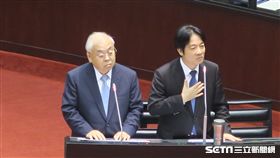 行政院長賴清德，主計處長朱澤民。（圖／記者盧素梅攝影）
