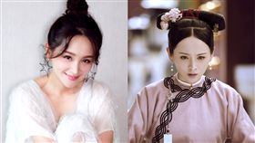 《延禧攻略》魏瓔珞跟姊姊魏瓔寧/吳謹言、鄧莎。(翻攝微博)