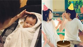 丁文琪、林宥嘉曬兒子「酷比」萌照。(翻攝IG)