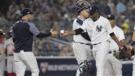 ▲洋基王牌Severino被打爆。（圖／美聯社／達志影像）