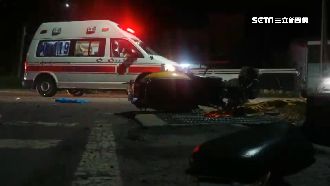雙載衝出巷口　未成年少女遭撞飛重傷