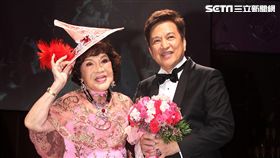 李朝永、周遊紅寶石婚禮場面之盛大被譽為是世紀婚宴。（記者邱榮吉/攝影）