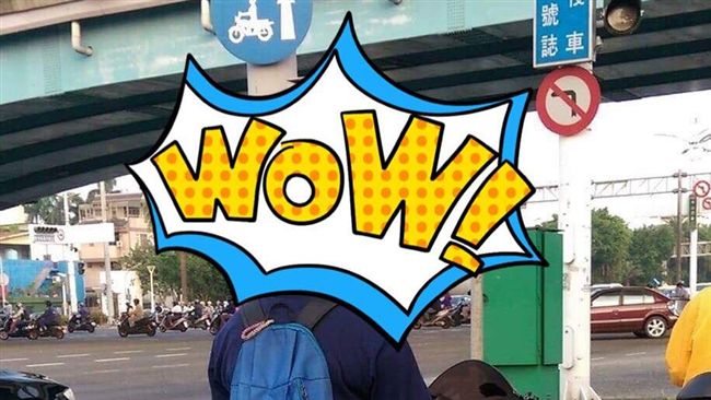 一早騎車出門⋯他竟巧遇「外星人」