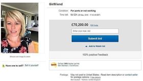 報一鞭之仇...他怒把女友上網拍賣竟競標到280萬
圖／翻攝自每日郵報