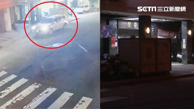 男全身血躺醫院外　遭丟包畫面曝光！