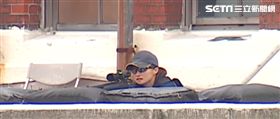 雙十國慶大會總統府露台上出現女狙擊手