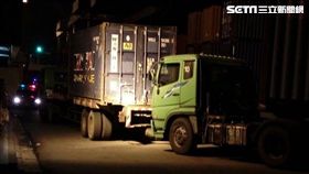 貨櫃車,檢驗員,台中港,台中,翻攝畫面
