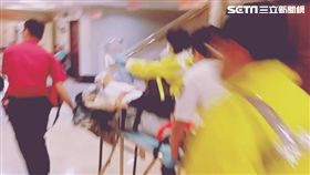 老翁在高等法院民事庭第一法庭開庭時突然暴斃（民眾提供）