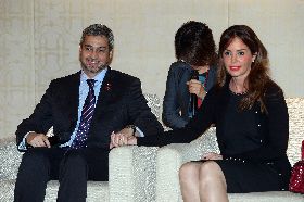 巴拉圭總統夫婦與媒體談話（2）