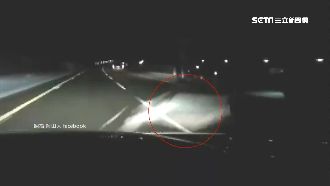 天外飛來棧板　國道8車遭殃受損