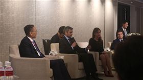 ▲我國友邦巴拉圭總統阿布鐸和台灣媒體茶敘，氣氛熱絡。（圖／林仕祥攝）