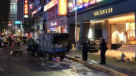 台北,松山,車禍,尬車,南京東路。楊忠翰攝